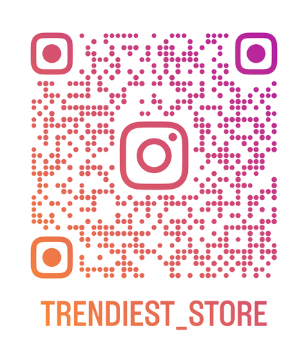 QR code that opens the @trendiest_store Instagram profile