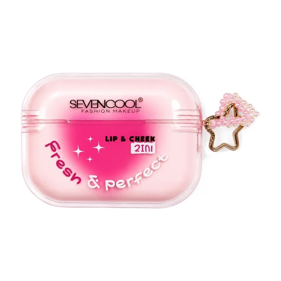 (2-in-1-lip-cheek-tint-compact-open-trendiest-store.webp): 2-in-1 lip and care tint compact open showing red and coral balm shades - Trendiest Store