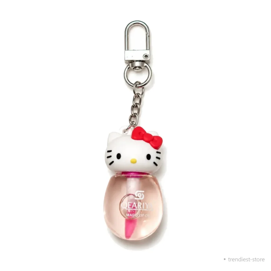 Magic Colour Changing Lip Oil Keychain - Moisturizing Glossy Lip Gloss