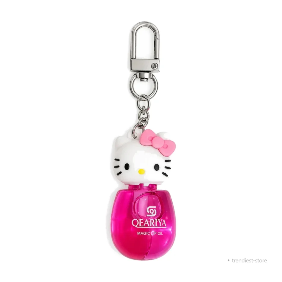 Magic Colour Changing Lip Oil Keychain - Moisturizing Glossy Lip Gloss