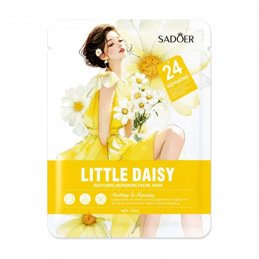 Butter Yellow sheet face mask — product photo