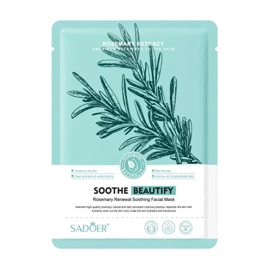 Ocean Blue sheet face mask — product photo