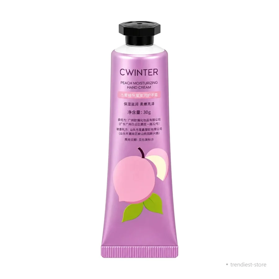 peach moisturizing hand cream 30g pink tube - Trendiest Store