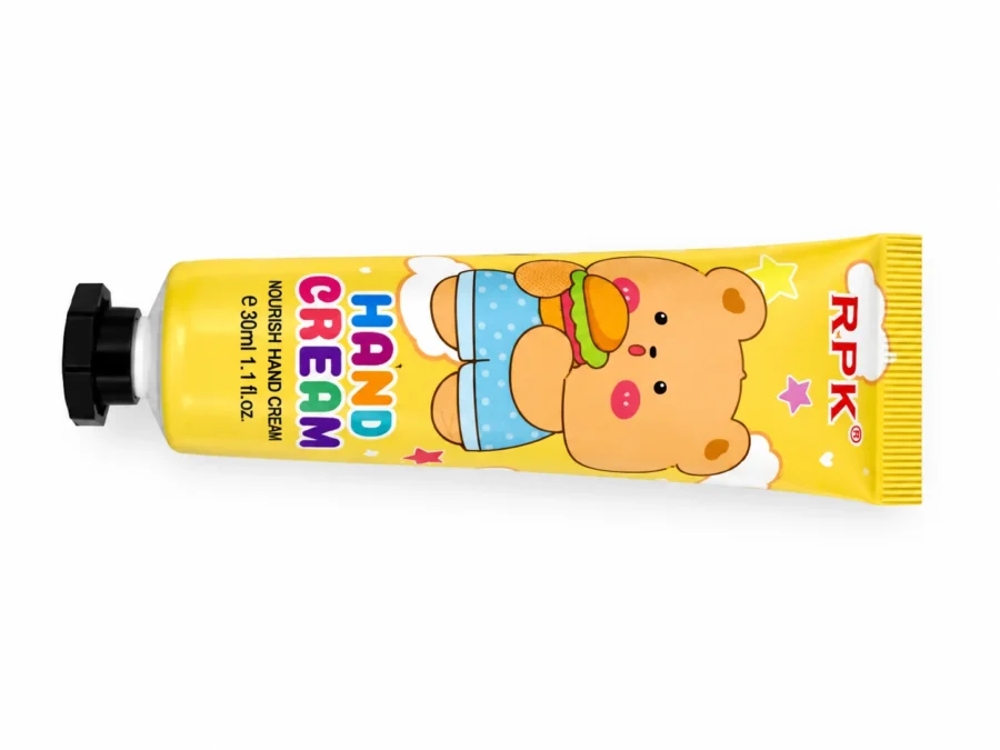 Bear Hand Cream 30ml – Nourishing Cartoon Hand Cream in a Yellow Tube