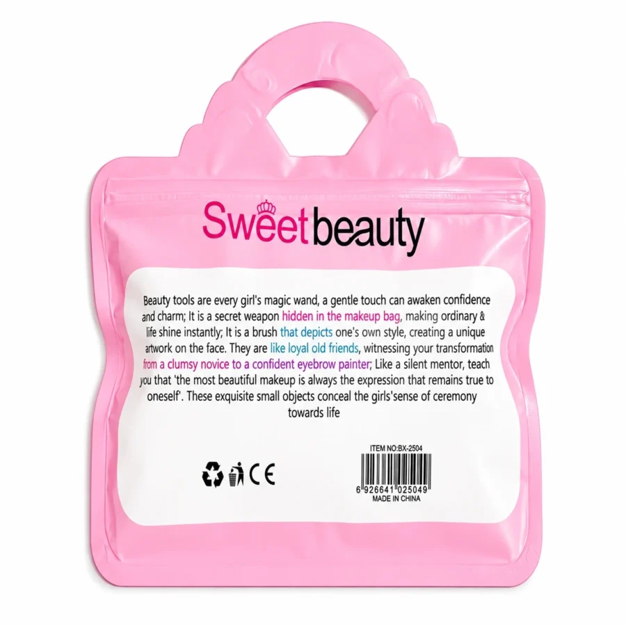 Makeup Sponge & Powder Puff Set - Assorted Blenders in a Bow Gift Pouch