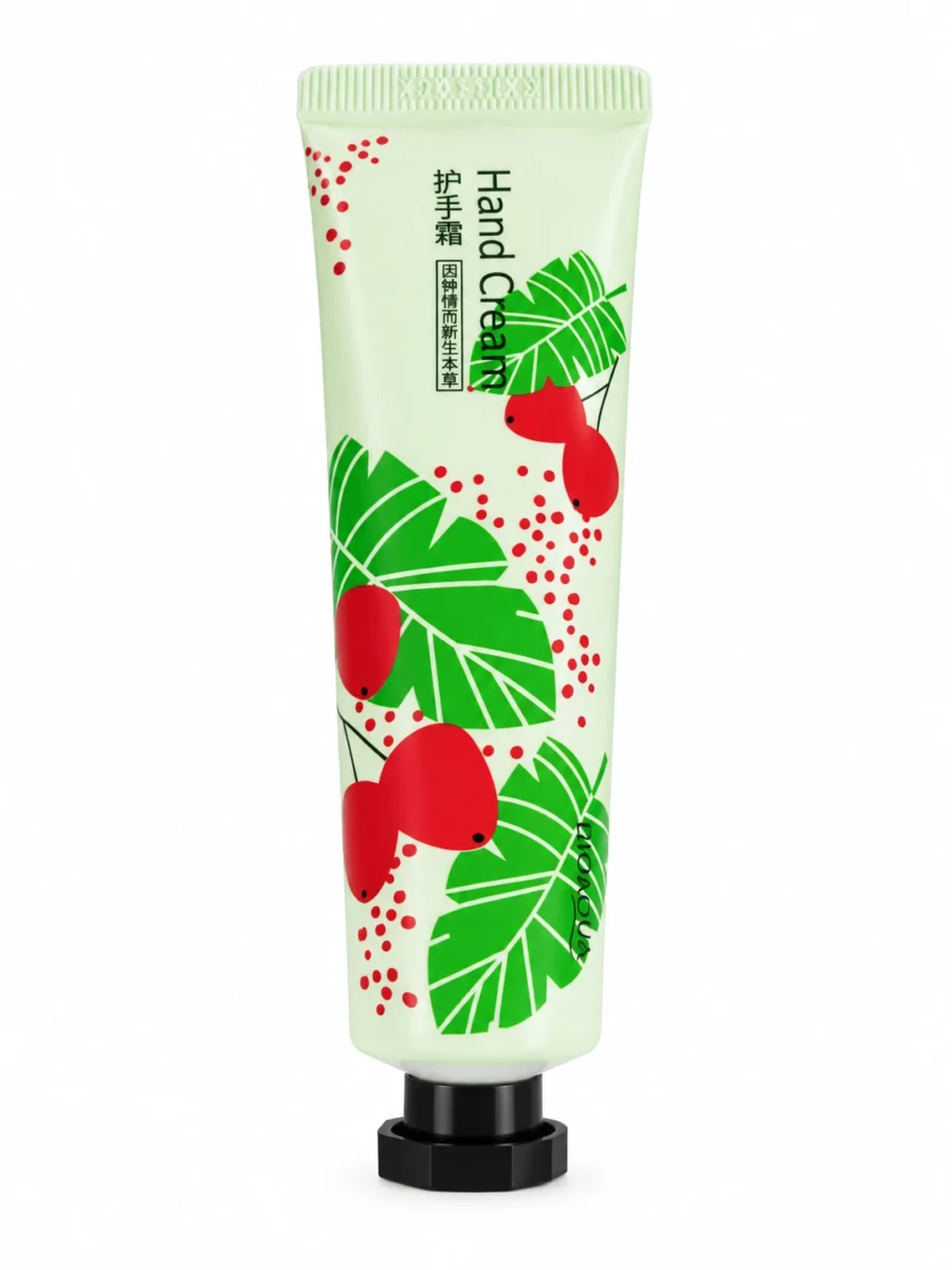 Cherry Hand Cream 30g – Light Plant Extract Moisturising Hand Cream