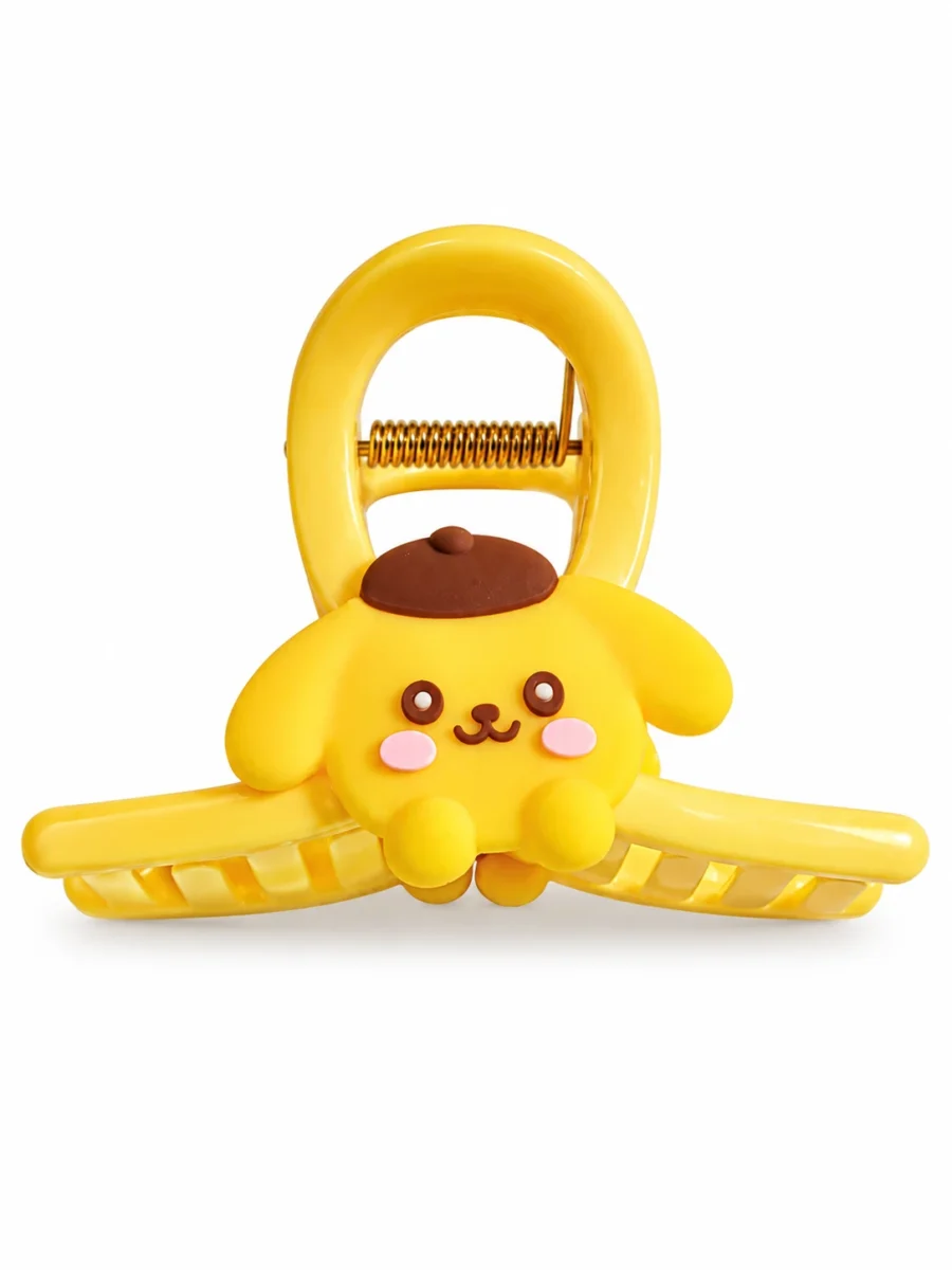 Purple Jester Bunny Claw Clip – 3D Character Banana Jaw Hair Clip
