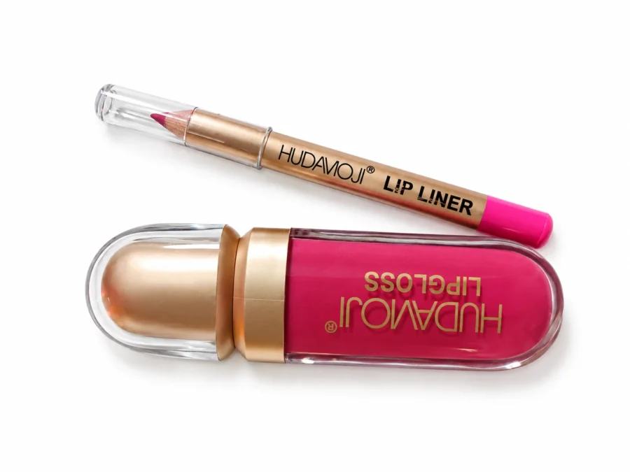 2-in-1 Lip Kit - Matte Liquid Lip Gloss with Matching Lip Liner