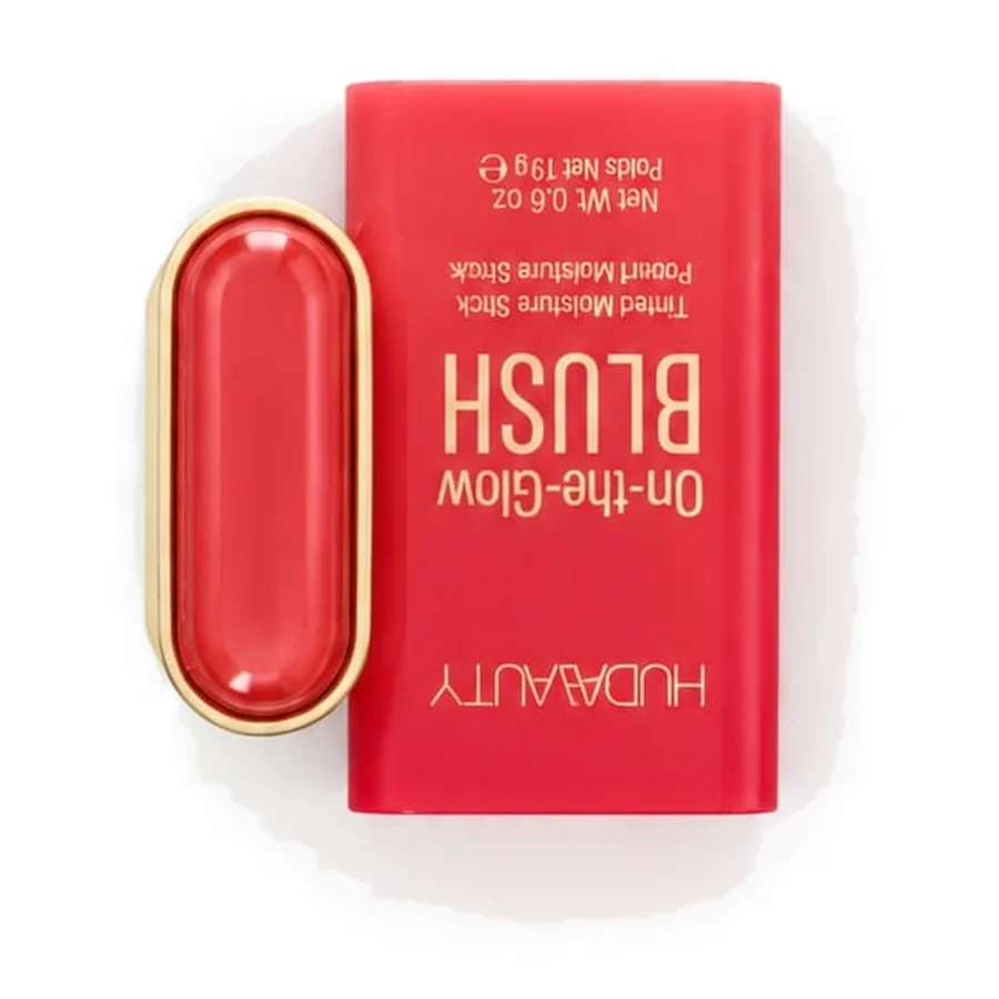 On-the-Glow Blush stick in deep rose red