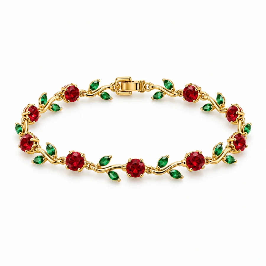 red-green-crystal-vine-bracelet